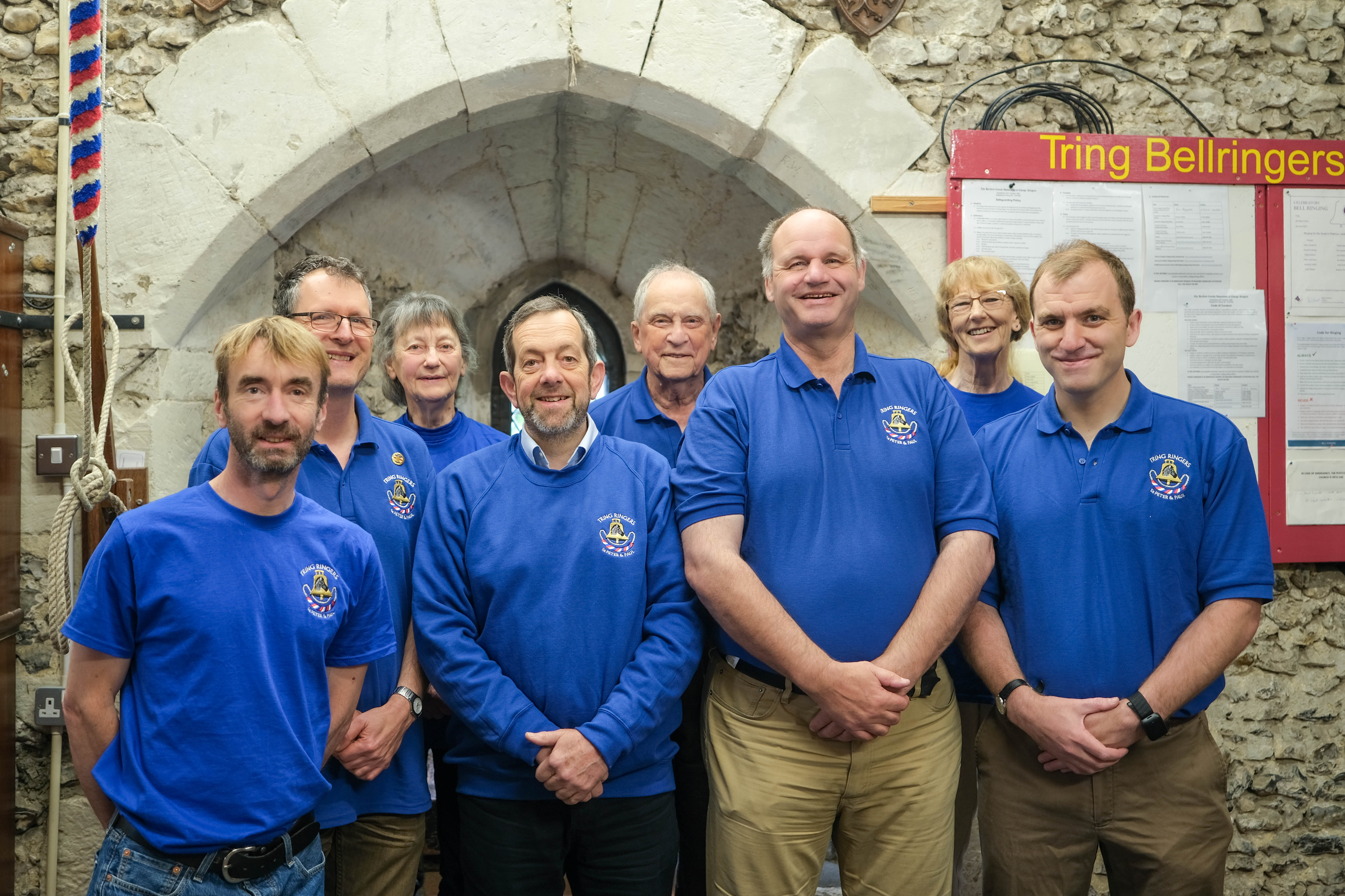 Members of Tring Ringers